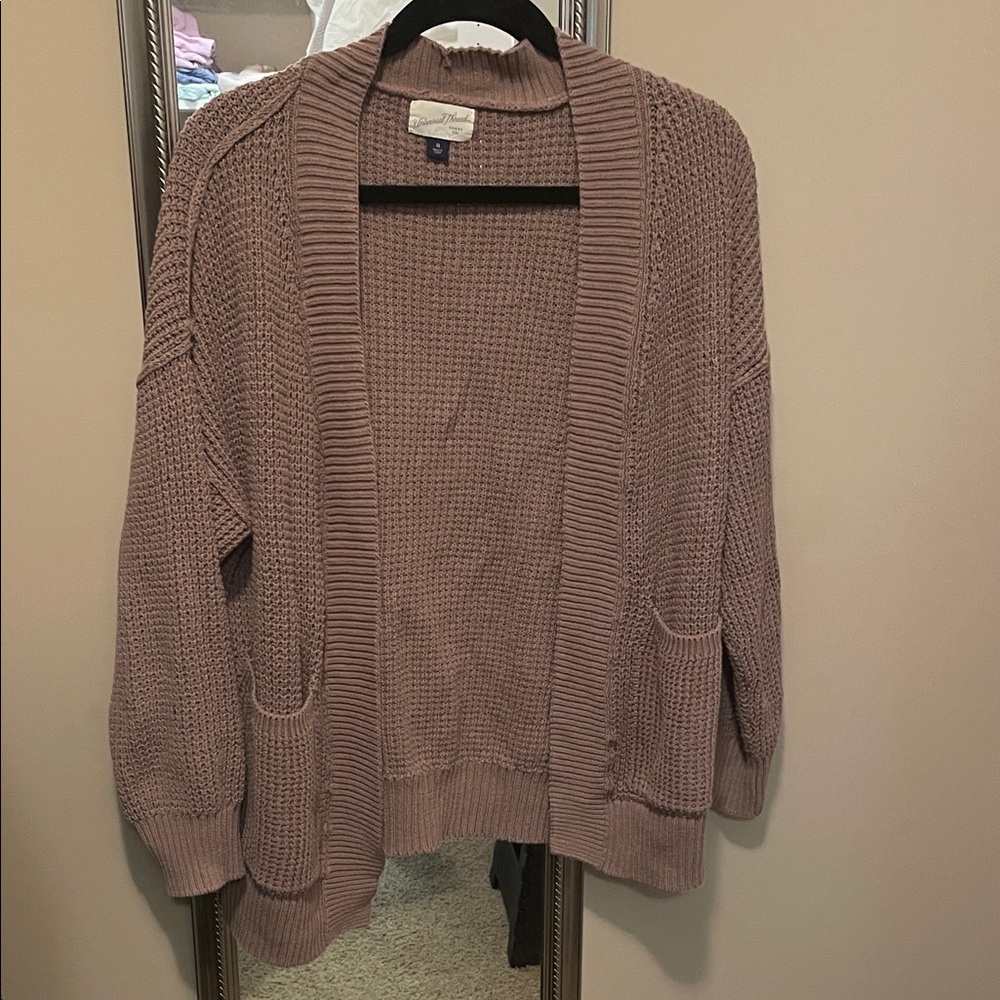 Universal Thread Dusty Pink Knit Cardigan